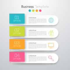 Stock vector business infographics