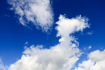 blue sky with cloud