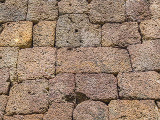 Abstract ancient grid tiles rock pattern floor