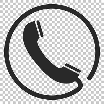 Phone vector icon. Image style is a flat gray pictograph symbol.