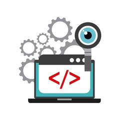 search engine optimization flat icons vector illustration design