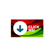 Abstract rectangle button template