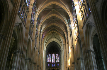 Fototapeta premium Saint-Pierre-et-Saint-Paul cathedrale in Troyes