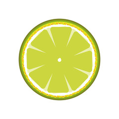 Lime abstract sign pattern