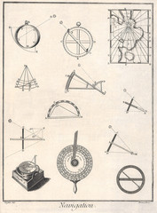 vintage navigation tools