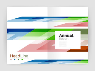 Naklejka premium Motion concept. Business annual report cover templates