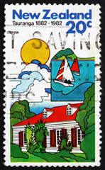 Postage stamp New Zealand 19829 Tauranga, City