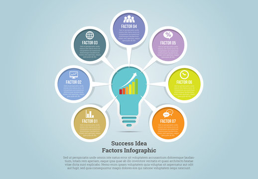 Success Idea Factors Infographic