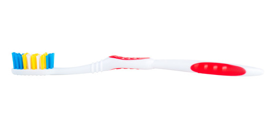 Toothbrush on a white background