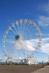 Vues aériennes depuis la grande roue du port de Saint-Raphaël