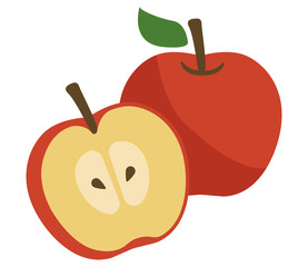 リンゴのイラスト