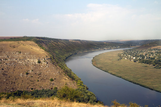 River Nistru near Tipova monastery.