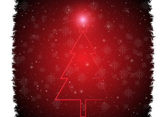 Christmas background vector illustration