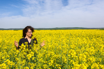 Fototapeta premium Adult woman caressing rape chain