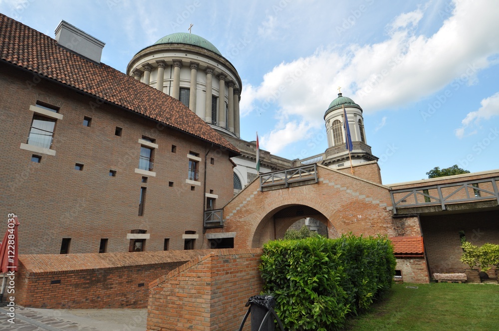 Wall mural royal castle and esztergom basilica