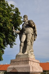 Statue of Saint Istvan in Esztergom