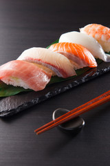 握り寿司の盛合せ