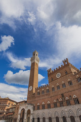 Fototapeta premium Piazza del Campo in Siena