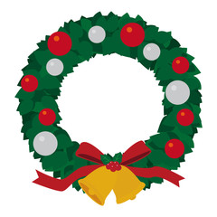 クリスマスリース　イラスト