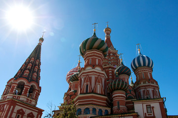 Fototapeta na wymiar St. Basil's Cathedral in Moscow