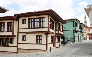 Fototapeta na wymiar Old Buildings in Eskisehir City
