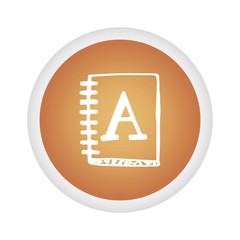 Notepad icon vector