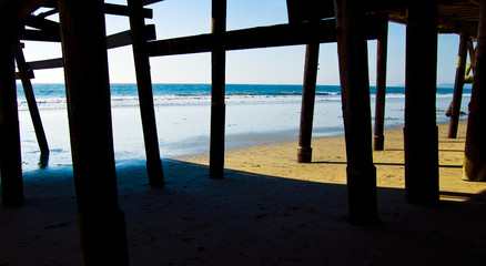 Beach Under San Clemente Pier