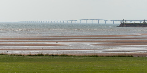 Confederation Bridge viewed from Prince Edward Island, Canada