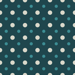 Abstract vector dotted seamless pattern.