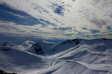 Winter landscape, Kval&oslash;ya, Troms, Norway