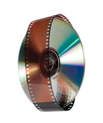 digital disc and a film strip