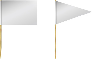 Obraz premium Toothpick Flags