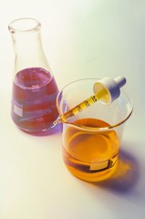 Science Beaker Experiment