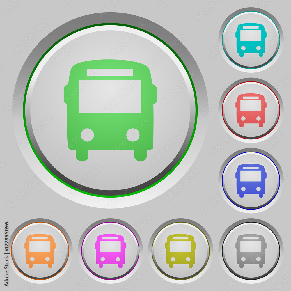 Poster Bus push buttons