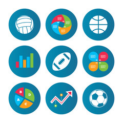 Sport balls. Volleyball, Basketball, Soccer.