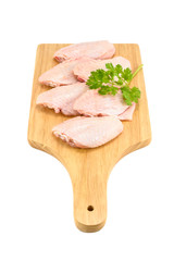 raw chicken wings © Jirakan