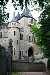 Fototapeta na wymiar Gateway to the German castle Marienburg