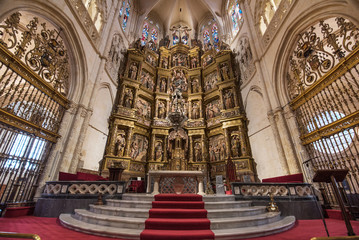Fototapeta premium Burgos Cathedral interior