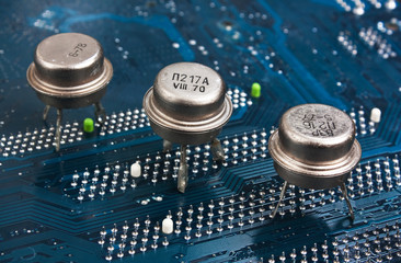 old silicon chip