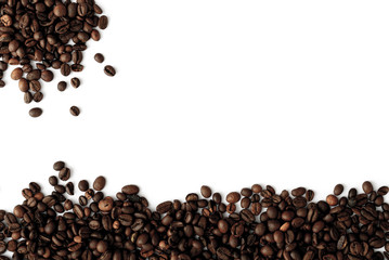 coffee grains,abstract, dark