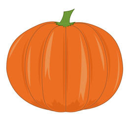 Big orange pumpkin