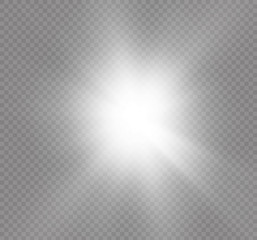 Glow light effect. Star burst with sparkles. © roman11998866