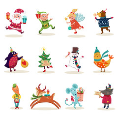 Christmas Characters Set
