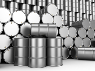 3D rendering aluminum barrel