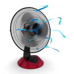 3D rendering fan
