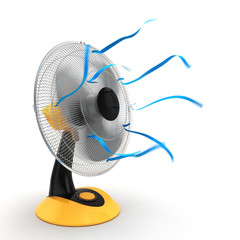 3D rendering fan