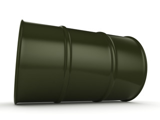 3D rendering khaki barrel