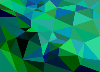 polygon background green emerald