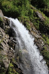 Wasserfall in den bergen