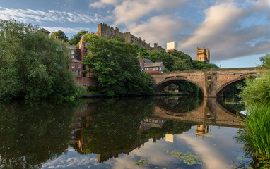 Fototapeta na wymiar Durham Cathedral River Wear England UK